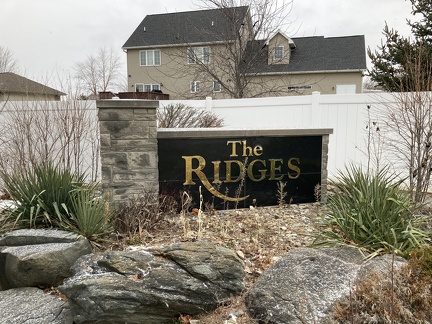 The Ridges Neighborhood Sign